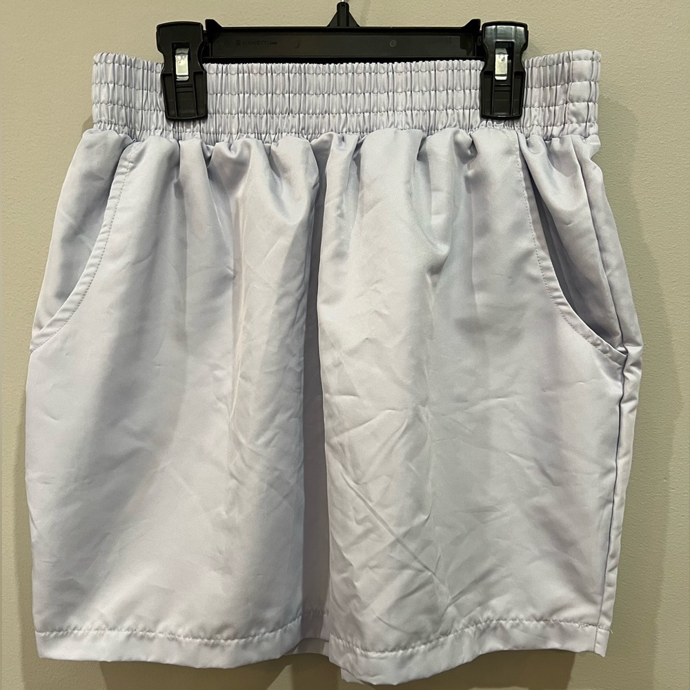 American Apparel periwinkle mini skirt, size large